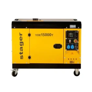 Generator insonorizat STAGER YDE15000T 11580015000T, diesel, monofazat, 12 kVA, 48 A, 3000 rpm