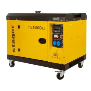 Generator insonorizat STAGER YDE15000T3 11580015000T3, diesel, trifazat, 13 kVA, 19 A, 3000 rpm