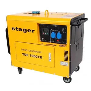Generator insonorizat STAGER YDE7000TD 1158007000TD,diesel, monofazat, 5 kW, 18 A, 3000 rpm