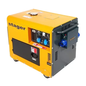Generator insonorizat STAGER DG 5500S+ATS 4500005500ATS, diesel, monofazat, 4.2 kW, 3000 rpm, include automatizare