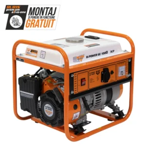 Generator curent RURIS R-Power GE 1000, motor benzina 3 CP, 4 timpi, 130 cc, 220 V, 1100 W