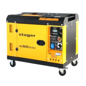 Stager YDE8600TA-TA3 Generator insonorizat 7.5kVA, 3000rpm, dual trifazat si monofazat, diesel, pornire electrica