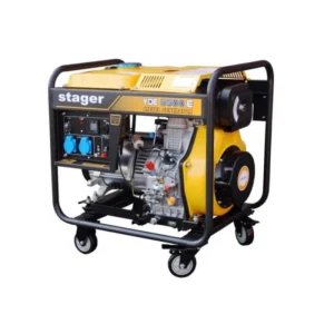 Generator STAGER YDE6500E 1158006500E, open frame, 5 kW, monofazat, diesel, pornire la cheie