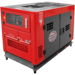 Generator curent Rotakt RODE-12000Q putere 9.0kW 230V diesel pornire electrica AVR roti transport