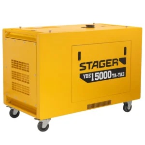Generator diesel profesional Stager YDE15000TA-TA3, 11.5 kW, 230V/400V, insonorizat, pornire electrica, panou digital SmartGen, conexiune ATS